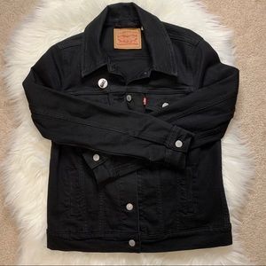 Levi’s Original Women’s Black Denim Jacket Stretch
